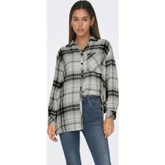 Damen - Straight Hemden Only Checked Shirt