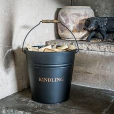 Nero Secchi Ivyline Black Kindling Bucket