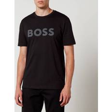 T-shirts HUGO BOSS Orange Thinking Cotton-Jersey T-Shirt Black