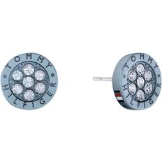 Blå - Rustfrit stål Øreringe Tommy Hilfiger Crystal Ice Blue Øreringe 2780736 Woman Stainless Steel Blue