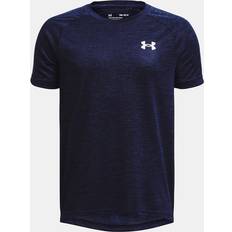 Under Armour Boys' Tech 2.0 T-Shirt, Medium, Midnight Navy/White