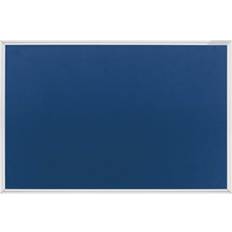 Blu Bacheche Magnetoplan Filztafel B900xH600 mm Blau M.Aluminiumrahmen