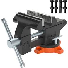 Étaux d'établi VEVOR 4.5' Bench Vise w/ Anvil 240 cm Pivotante 240° Étau d'établi