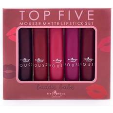Cosmetics Italia Deluxe Top Five Baddie Babe Mousse Matte Lipstick Set