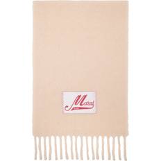 Marni Pink Fringed Scarf 00C12 ROSE UNI