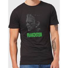 Universal Monsters Frankenstein Greyscale Men's T-Shirt Black