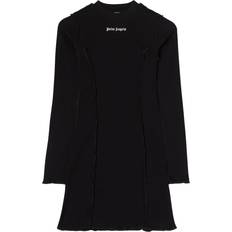 Palm Angels Dame Kjoler Palm Angels Kjole Med Logo - Sort