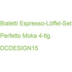 Bialetti Besteck Bialetti espresso-löffel-set perfetto moka 4-tlg. Kaffeelöffel