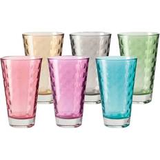 Leonardo Tumblerglas Leonardo Drikkeglas Optic LD 30 cl 6-pak Flerfarvet Tumblerglas 4stk