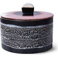 Kuchendosen HKliving 70's Ceramic black/pink Kuchendose