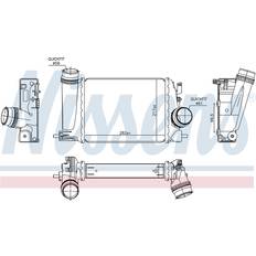 Deumidificazione Climatizzatori NISSENS Intercooler 961118 senza valvola AGR (ricircolo gas scarico) NISSAN: Qashqai 2, RENAULT: Megane 4