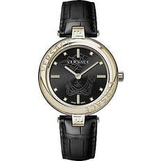 Voksen Armbåndsure Versace Dame Læderrem Kvartsur ONE Size