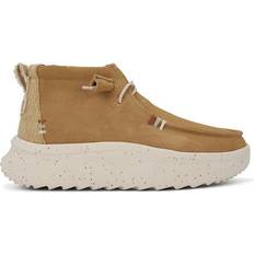 Hey Dude Trainers Hey Dude Wendy Peak Hi Suede Damen Schuhe - Beige