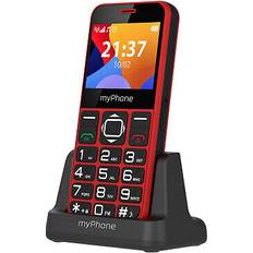 Android - Pavé Numérique Téléphones portables Myphone Téléphone Senior Halo 3 Radio Charge SOS - Rouge