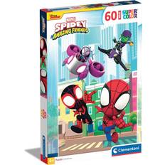 Rompecabezas Clementoni Puzzle Maxi Infantil de 60 Piezas Los Amigos de Spidey ㅤ