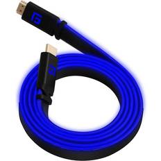 Floating Grip Spil tilbehør Floating Grip 1.5M HIGH-SPEED LED HDMI CABLE V2.1 - BLUE