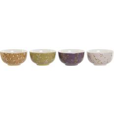 Green Dessert Bowls Dkd Home Decor Dolomite Set 600 ml Set of 4 Dessert Bowl