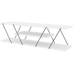 Skye Decor White Unit Entertainment Center TV Bench