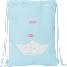 Inner Pocket Gymsacks Safta Rucksacktasche Mit Bändern Ship Blau 26 X 34 X 1 Cm