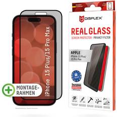 Pellicole Protettive Displex Real Glass Privacy Screen Protector for iPhone 15 Pro Max/15 Plus