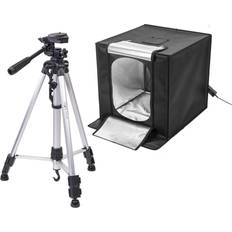 Tent and table Glow led studio-cube portable shooting tent with dimmer 27" with tripod