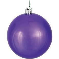 Purple Christmas Tree Ornaments Vickerman 264041 15.75" Plum Ball Christmas Tree Ornament