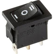 InterBär 3632-100.22 Vippekontakt 3632-100.22 250 V/AC 10 A 1 x On/Off/On Klikkende 1 stk