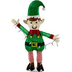 Interior Details Northlight 34.25 LED Lighted Elf Holding Christmas Lights