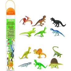 Speelfiguren Safari Plastic speelgoed figuren dinosaurussen set van 12 stuks