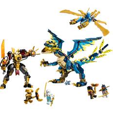 LEGO Ninjago Elemental Dragon vs The Impress Mech 71796 Byggleksaker Set Med Drake