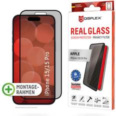 Real Glass Privacy Screen Protector for iPhone 15/15 Pro