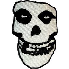 Vinyl Misfits skull logo embroidered iron on patch (Vinyl)