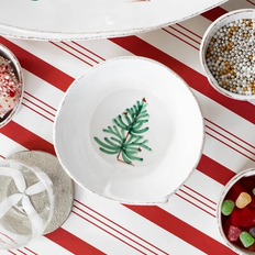 Melamina Cuencos de sopa Vietri Melamine Lastra Holiday Stacking Cereal Bowl Cuenco de sopa