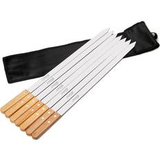 Rustfrit stål Grillspyd Goutime 23-Inch Long, Large 1-Inch Skewer