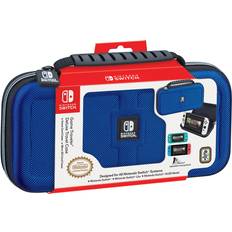RDS Industries Game Traveler Nintendo Switch Case - Switch OLED Case for Switch OLED, Switch Switch Lite, Adjustable Viewing Stand & Bonus Game Cases, Deluxe Carry