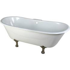 Built-In Freestanding Bathtubs Kingston Brass VCT7D6728NH Aqua Eden