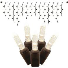 Brown Fairy Lights Vickerman 70 Warm M5 Mold Icicle on Wire Fairy Light