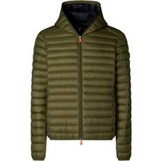 Men's Donald Hooded Puffer Jacket - Dusty Olive
