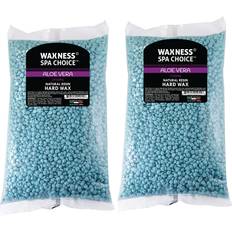 Cere WAXNESS Spa Choice Aloe Vera Perle di Cera Dura 2.2 Libbre 1 kg Confezione da 2