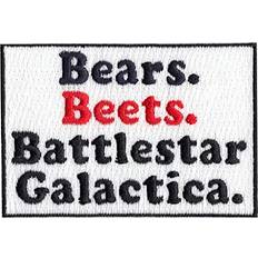 Board Games Bear. Beets. Battlestar Galactica. Embroidered Iron on Patch