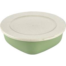 Koziol Recipientes de comida Koziol Envases Multiuso Connect Box 1300 ml 21.3x20.7x7.1 cm (LgxAnxAt) Verde; Redonda 2 pz. Paquete Recipientes de comida