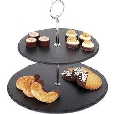 Noir Présentoirs à gâteaux APS 2-stufige Etagere Kuchenplatte