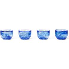 Bleu Coquetiers Ferm Living Tinta Egg Cups - Set of 4 - Blue Coquetier