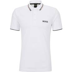 HUGO BOSS Recycled Fabric Polo Shirts HUGO BOSS Paddy Pro Polo Shirt - Natural