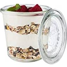 APS Weck Glasses With Lid 290ml Pack of 6 Kitchen Container