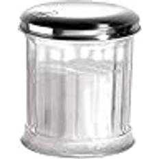 Drikkedispensere APS Zuckerdosierer mit Dosierklappe Edelstahl Glas Behälter aus Glas Set of 1 Drikkedispenser