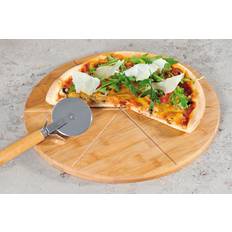 Kesper 58462 Pizzatallrik FSC-certifierad bambu Pizzaskärare