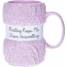 Boxer Gifts 'Knitting Keeps Me From Mug