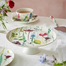 Iron Serving Portmeirion Water Garden Stand MultiColoured Cake Plate