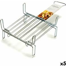 Rustfrit stål Grillpander Grill Dobbelt 25 enheder 25cm